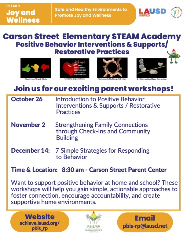 Parent Workshop 1